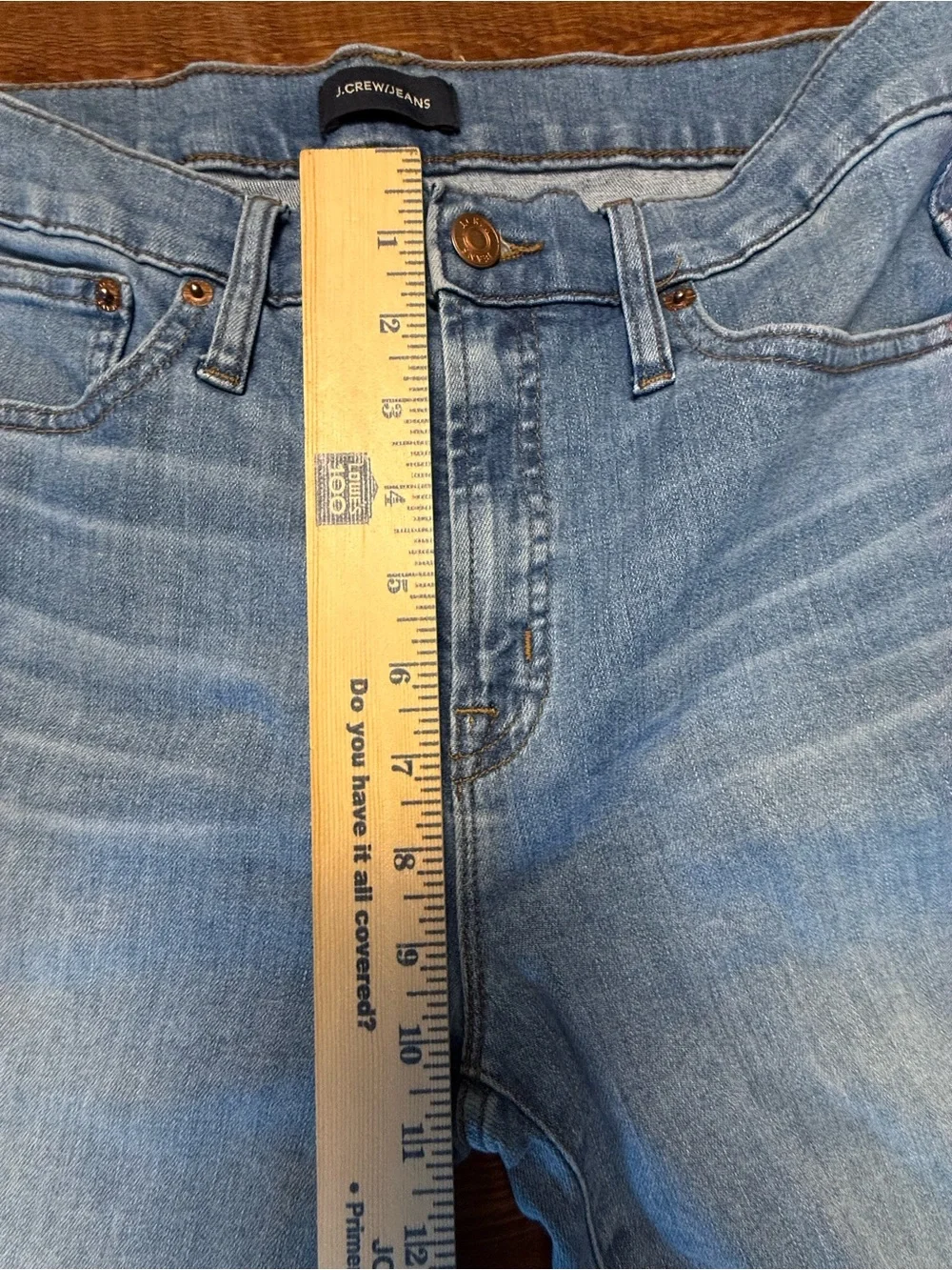 J.Crew 9” High-Rise Toothpick Skinny Jeans Women’s Size 30 Light Wash Stretch De